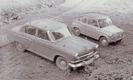 1957 VOLGA and 1958 FIAT 600