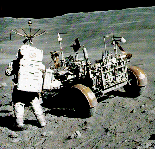Lunar Rover & Astronaut.gif (205442 bytes)